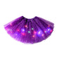 ✨Fustă Tutu cu Sechete Luminoase – Mărimi pentru Copii și Adulți, Trei Straturi de Tul și Talie Elastică 💃