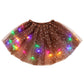 ✨Fustă Tutu cu Sechete Luminoase – Mărimi pentru Copii și Adulți, Trei Straturi de Tul și Talie Elastică 💃
