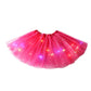 ✨Fustă Tutu cu Sechete Luminoase – Mărimi pentru Copii și Adulți, Trei Straturi de Tul și Talie Elastică 💃