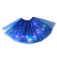 ✨Fustă Tutu cu Sechete Luminoase – Mărimi pentru Copii și Adulți, Trei Straturi de Tul și Talie Elastică 💃