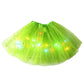 ✨Fustă Tutu cu Sechete Luminoase – Mărimi pentru Copii și Adulți, Trei Straturi de Tul și Talie Elastică 💃