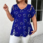 Tricou pentru femei marimi mari cu imprimeu inimioare 💞 O inimioara dulce, o croiala flatanta – Poarta dragostea, simte confortul ✨