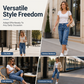 👖 DOAR PENTRU O PERIOADĂ LIMITATĂ! Pantaloni Denim Mules Casual Vintage pentru Femei, Pantaloni comozi, eleganți, pentru purtarea zilnică
