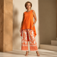 👗Set de top fără mâneci și pantaloni largi pentru femei — Co-ord lejer cu pantaloni cu talie înaltă