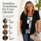 🌿Bluză tip două piese cu blocuri de culoare pentru femei