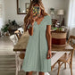 👗Alegerea Noastră - Rochie cu Decolteu în V și Broderie cu Margini Scallop – Ușoară și Romantică pentru Petreceri în Grădină sau Brunch 🌿