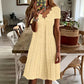 👗Alegerea Noastră - Rochie cu Decolteu în V și Broderie cu Margini Scallop – Ușoară și Romantică pentru Petreceri în Grădină sau Brunch 🌿