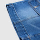 Stil Sezonier 🌸 Șorturi din denim casual, elastice, pentru femei