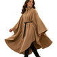✨ Timeless Elegance | Women's Stand-Collar Cape Coat ⚡ Free Shipping