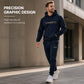 ✨Men's Hooded Sweatshirt & Sweatpants 2-Piece Set – Cosy, Comfortable & Effortlessly Casual