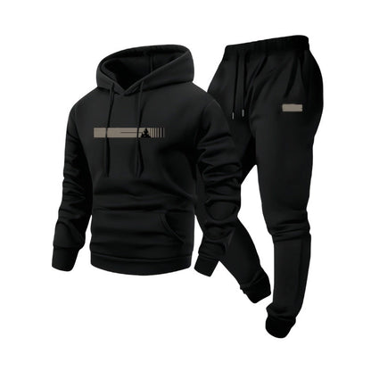 ✨Men's Hooded Sweatshirt & Sweatpants 2-Piece Set – Cosy, Comfortable & Effortlessly Casual
