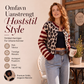 Kvinner leopardmønstret cardigan