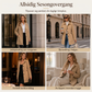 Elegant, figurkledet enkeltspent kåpe for kvinner