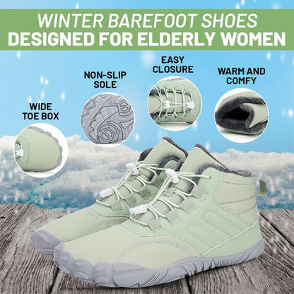 Sklisikre og vanntette vinter barfot sko (Unisex)