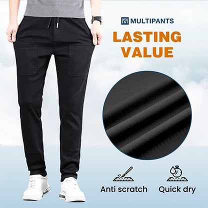 🔥VARMT SALG 49% RABATT🥰 MultiPants - slitesterke cargobukser med høy stretch og flere lommer