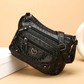 Crossbody-Veske i Mykt PU-Skinn med Flere Lommer for Kvinner