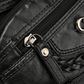 Crossbody-Veske i Mykt PU-Skinn med Flere Lommer for Kvinner