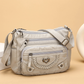 Crossbody-Veske i Mykt PU-Skinn med Flere Lommer for Kvinner