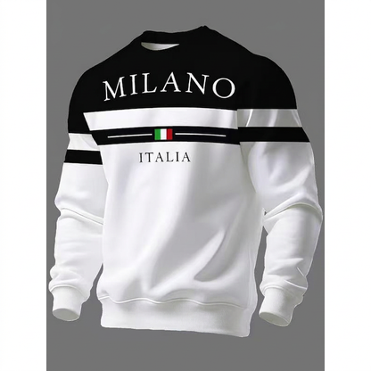 Gensere med trykk for menn, Milano Italia