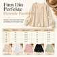 Blondebluse for dame – løs passform med lange ermer