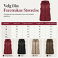 Dame uformell midjelang, foret vest med hette