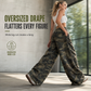 Women's Vintage Washed Wide-Leg Sweatpants