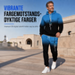 Herre 3D digitaltrykt treningsdress med langermet hettegenser og bukser, løs passform, for vår og høst