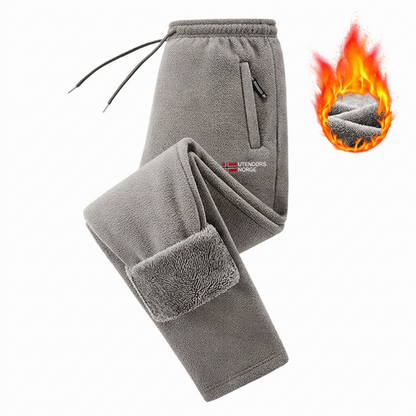 Unisex tykke varme fleecebukser