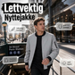 Lett, uformell bomberjakke for menn