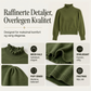 Elegant og koselig strikket topp for kvinner med volangkant