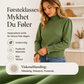 Elegant og koselig strikket topp for kvinner med volangkant