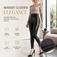 Women's High-Waisted PU Leather Leggings