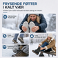 Uformelle vintersko med glideløs passform for kvinner