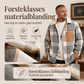 Uformell rutete skjortejakke for menn