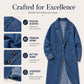 Women's Longline Double Breasted Denim Coat
