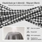 Pantaloni capri în carouri pentru femei, de vară